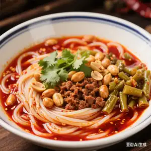 Kiselo-ljuti skrobni rezanci | 酸辣粉